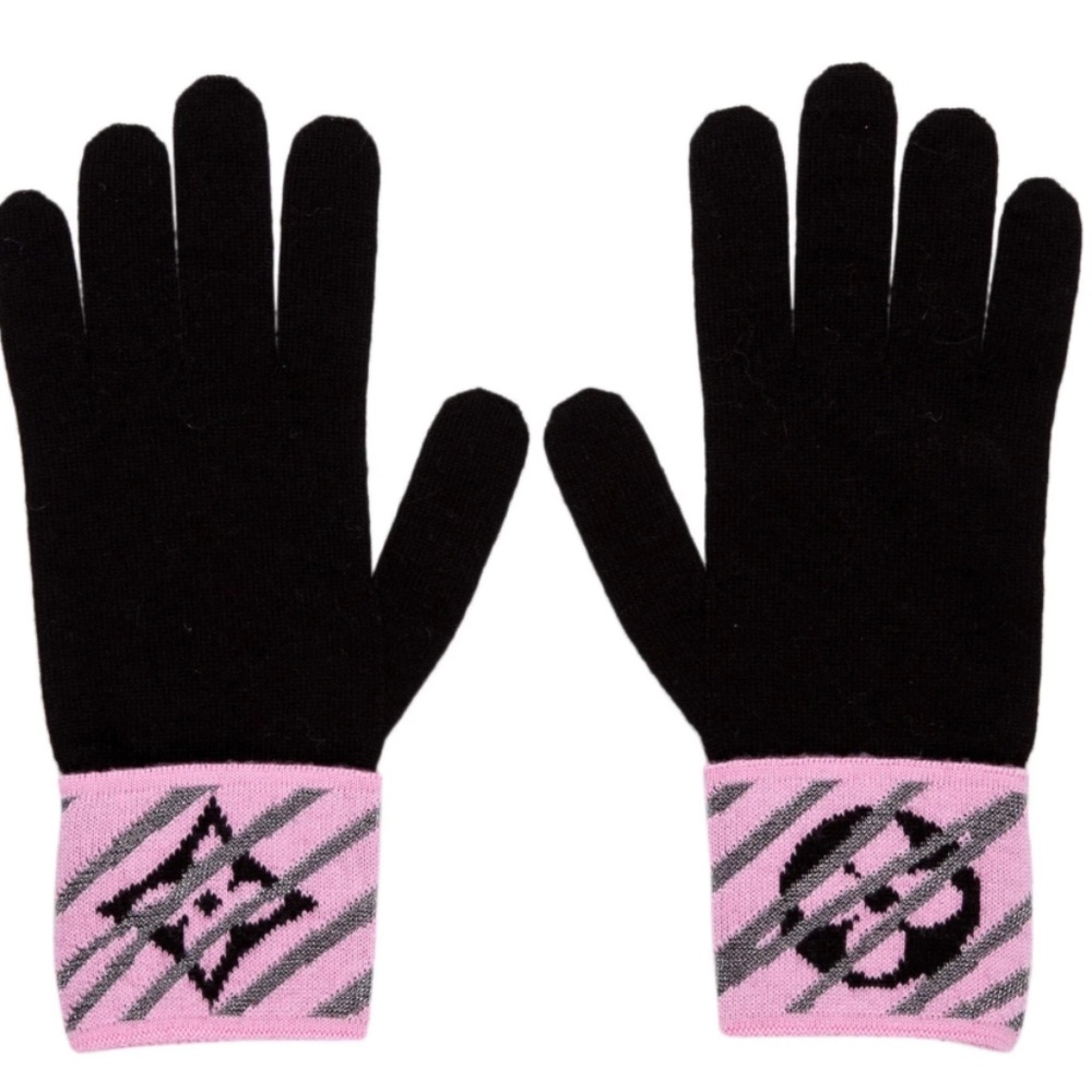 Louis Vuitton Wool FLEUR Gloves NWT